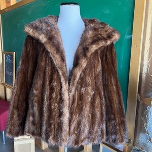 Vintage mink fur coat. Mitvalsky’s custom furs.